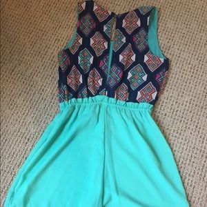 Multi color romper